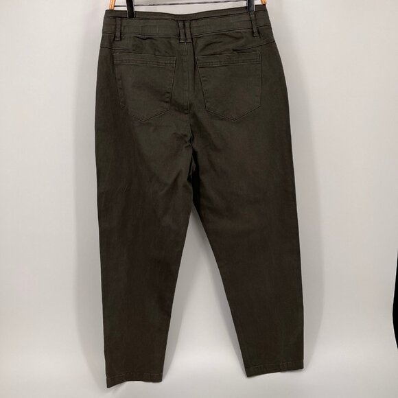 Democracy AB Tech Tapered Jeans Size 8 Gray Skyrise Mold & Hold Stretch - Picture 2 of 12